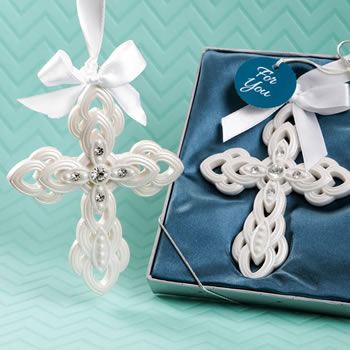 Memorial Stunning Cross hanging ornament from fashioncraft