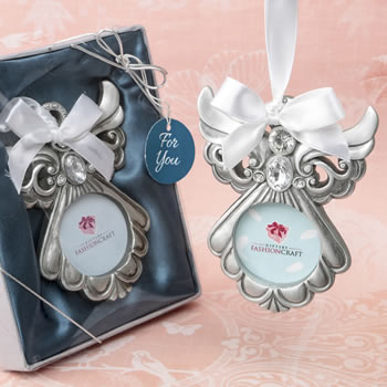 Religious Angel Ornament With Picture Frame From Fashioncraft Nice Price Favors