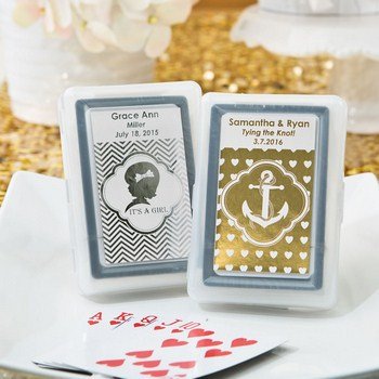 Personalized Playing Card Wedding Favors