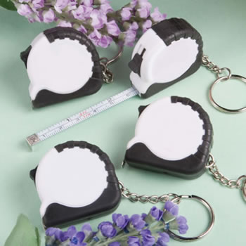 Perfectly Plain Collection Key Chain/Measuring Tape Favors