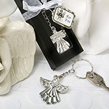 Memorial Guardian Angel Key Ring Favor