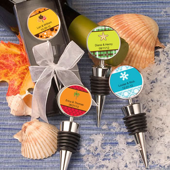Fall/ Autumn Personalized Expressions Collection Wine  Bottle Stopper Favors