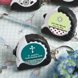 Personalized  Religious Expressions Collection Key Chain / Measuring Tape Favors