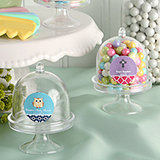 Personalized Mini Cake Stand /  Plastic Box from the Design Your own Collection