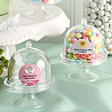 Personalized Mini Cake stand / Plastic Box From the Design Your Own Collection