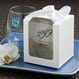 White Gift Box For Personalized 9oz stemless wine glasses