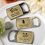 Anniversary, Baby Shower, Sweet 16 Personalized metallics collection bottle opener from fashioncraft