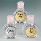 Baby Shower, Birthday, Bridal Shower Personalized metallics hand sanitizer favor