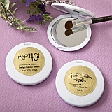 Personalized metallics collection compact mirror from fashioncraft