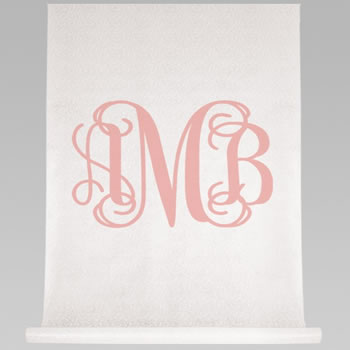 Monogram Aisle Runner