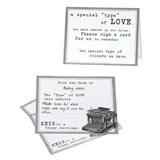 Lillian Rose Typewriter Guest Cards - Set of 48