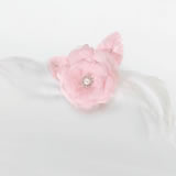 Lillian Rose Lace/Feather Hair Clip/Pin - Pink