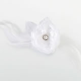 Lillian Rose Lace/Feather Hair Clip/Pin - White