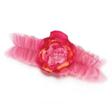 Lillian Rose Hot Pink/Orange Tulle Garter