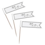 Lillian Rose Set of 12 Cupcake Pick - Love is in the Air
