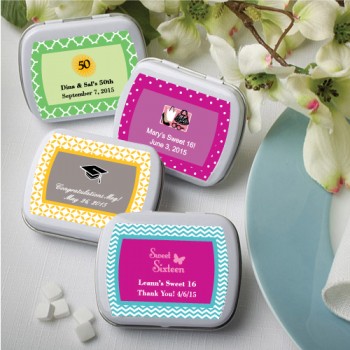 Personalized Expressions Collection mint tins - Nice Price Favors