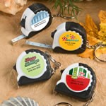 <em>Design Your Own Collection</em> Key Chain/Measuring Tape Favors - Holiday Themed