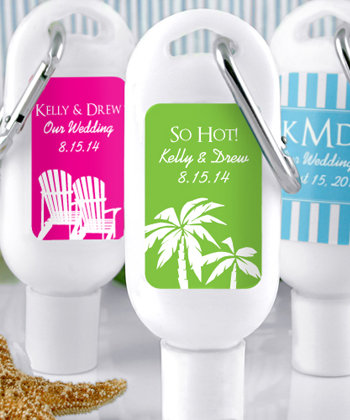 Personalized Sunscreen with Carabiner (SPF 30) - Silhouette Collection