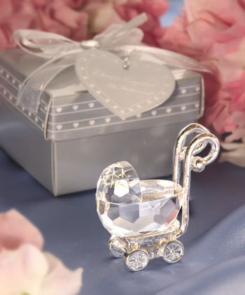 Crystal baby shop shower favors
