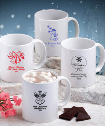 Holiday Themed Ceramic Coffee Mug Personalized Nice Price Favors Holiday Themed Ceramic Coffee Mug