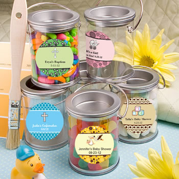 Baby Shower Design Your Own Collection Mini Paint Cans Favors