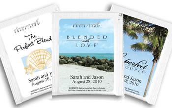 Personalized Beach Theme Tea Favors - (14 designs available)