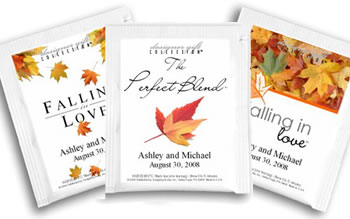 Personalized Tea Favors - Fall Theme (5 designs available)