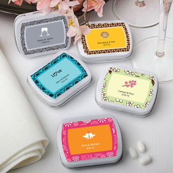 Personalized Expressions Collection mint tins - Nice Price Favors