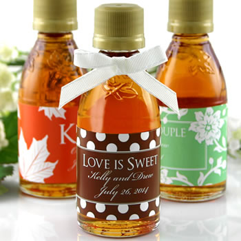 Personalized Maple Syrup - Silhouette Collection