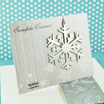 Silver Snowflake Ornament