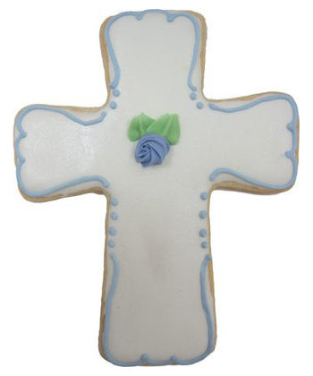 Christening Iced Sugar Cookie Favors