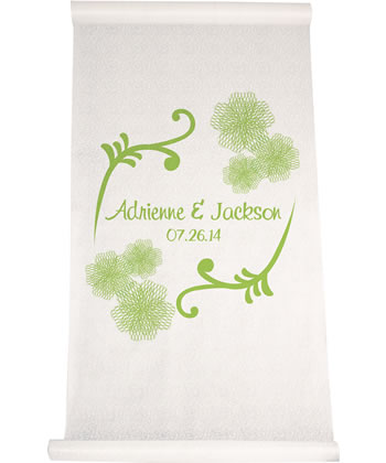 Fancy Flowers Aisle Runner