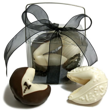Bride & Groom Fortune Cookies- Take Out Pail of 2