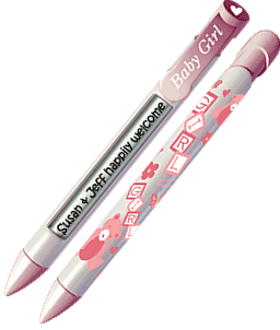 Baby Shower Favor Pens - Baby Girl