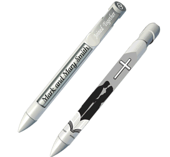 Wedding Pens - Joined  Together
