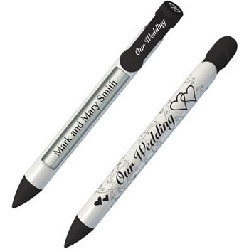 Wedding Pens - Our Wedding (White)