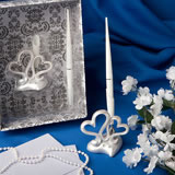 Interlocking  Hearts Design Wedding Pen Set