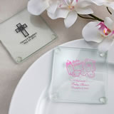 Personalized Baby Shower Design Glass Coasters