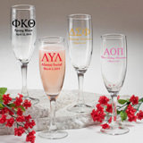 Champagne Flute: Greek Designs