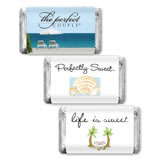 Beach Theme Hersheys Mini Chocolates (13 designs available)