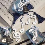 Musical Note Bookmark Favors