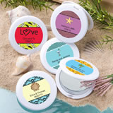 Beach Personalized Expressions Collection Mirror Compact Favors - Beach