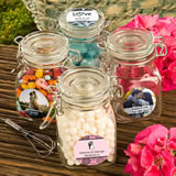 Personalized Apothecary Jar Favors - Wedding Designs