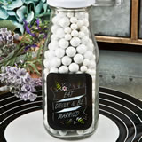 Sayings collection Eat drink & be Married Vintage milk bottle