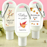 Sunscreen Favors with Carabiner (SPF 30): Fall Designs