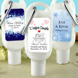 Sunscreen Favors with Carabiner (SPF 30): Winter Designs