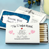 Personalized Matches - Set of 50 (White Box): Winter Designs