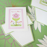 "Flowers in Bloom" Seed Packets with Flower Pot Card