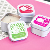 MOD Pattern Monogram Square Candle Tins