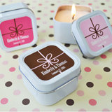 Square Candle Tin Favors